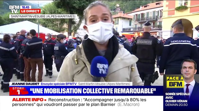 Story 4 : Crues dans les Alpes-Maritimes, Emmanuel Macron annonce la création d'un fonds pour pouvoir reconstruire - 07/10