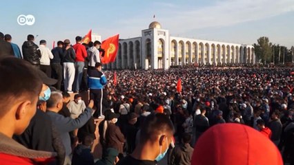 Протесты в Киргизии: захват парламента и отмена результатов выборов (06.10.2020)