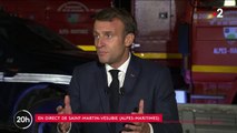L'entretien du 20 Heures : Emmanuel Macron auprès des sinistrés des Alpes-Maritimes
