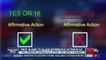 Prop 16: Yes or No on bringing affirmative action back to California