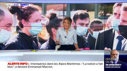 Retour sur la visite d'Emmanuel Macron dans les villages dévastés par les crues - 07/10