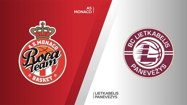 AS Monaco - Lietkabelis Panevezys Highlights | 7DAYS EuroCup, RS Round 2