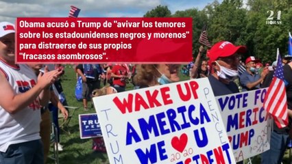 Michelle Obama califica las acciones de Trump de "moralmente incorrectas" y "racistas"
