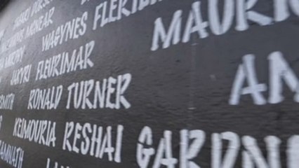 Paredes de Miami “dicen” nombres de víctimas de violencia con armas en EE.UU.