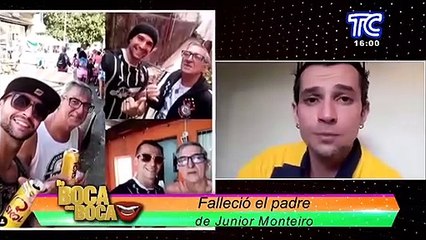 "Nuestra batalla llegó al final": Junior Monteiro habló del fallecimiento de su padre