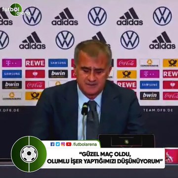 Şenol Güneş: Güzel maç oldu, olumlu işler yaptığımızı düşünüyorum