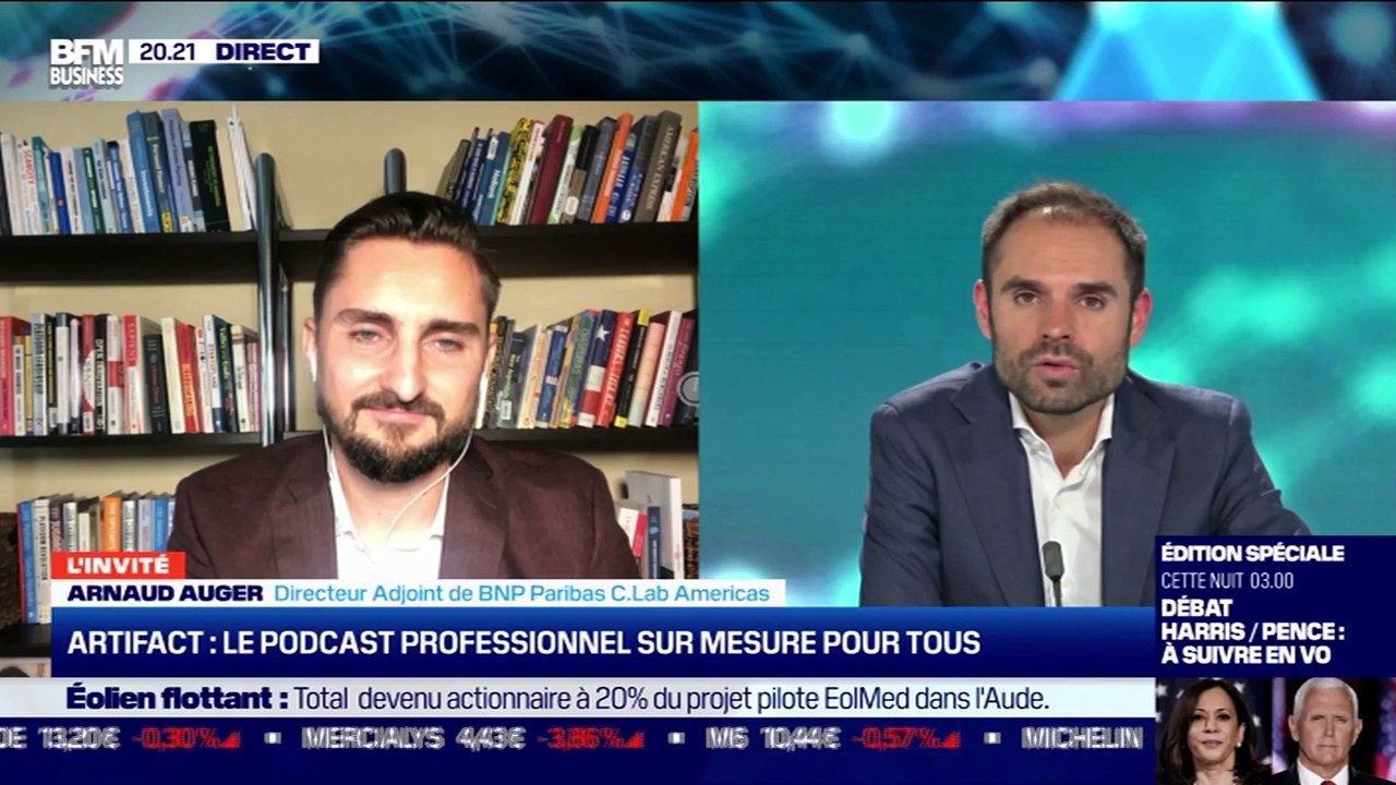Arnaud Auger (BNP Paribas) : Artifact, le podcast professionnel sur mesure pour tous - 07/10