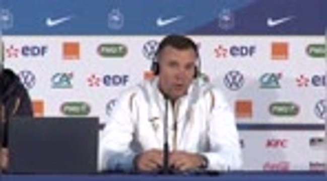 Amical - Shevchenko : On a quand même eu des occasions
