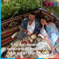 Julián Gil le juega una mala broma a su novia, Valería Marín, en Turquía