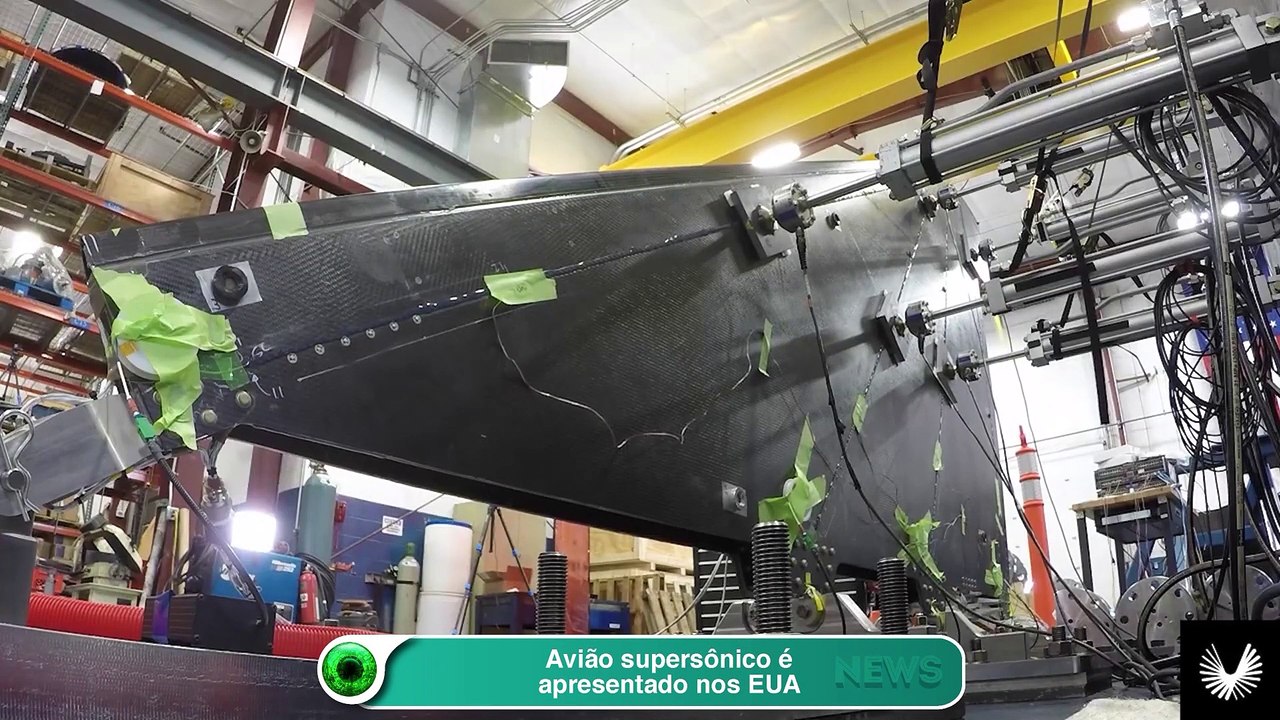 Avião supersônico é apresentado nos EUA
