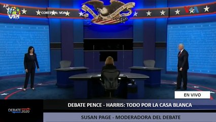 EN VIVO - Debate Pence - Harris: Todo o nada por La Casa Blanca