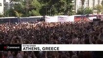 Watch- Violent clashes after landmark Golden Dawn verdict in Athens