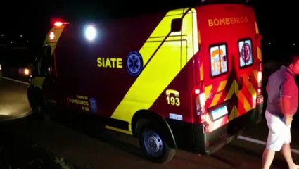 Ciclistas são atropeladas por carro na PR-486