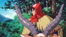 Princess Mononoke Scene - Ashitaka fights the Samurai