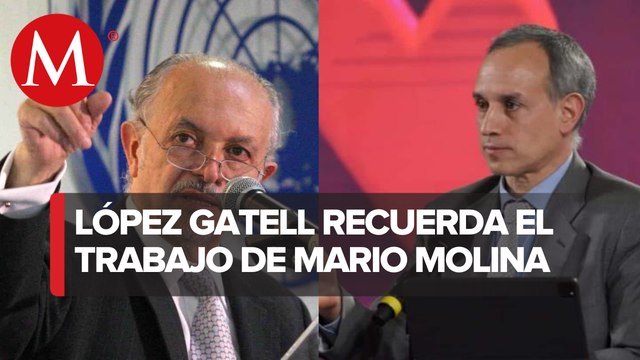 López-Gatell expresa su pésame por el fallecimiento de Mario Molina