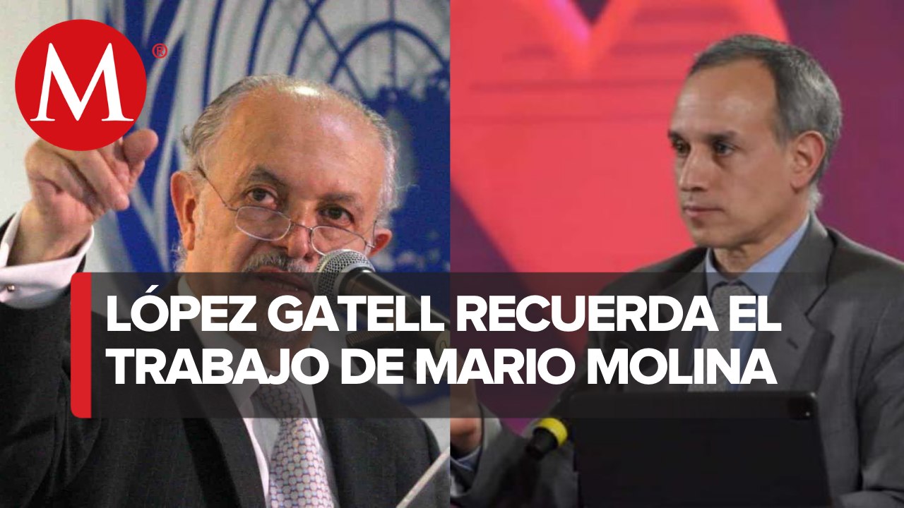 López-Gatell expresa su pésame por el fallecimiento de Mario Molina