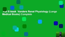 Full E-book  Vanders Renal Physiology (Lange Medical Books) Complete
