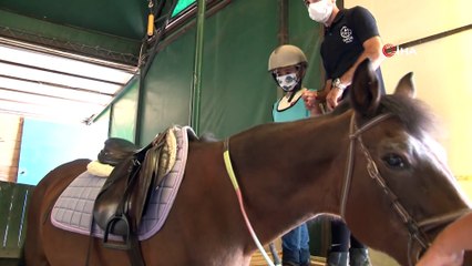 Atla terapi engelli çocuklara şifa oluyor