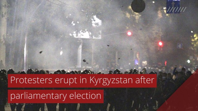 Protesters erupt in Kyrgyzstan after parliamentary election, and other top stories in international news from October 08, 2020.