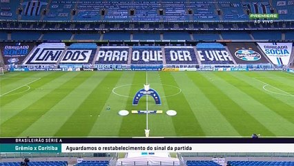 Grêmio 2x1 Coritiba 1tp brasileiraao 2020
