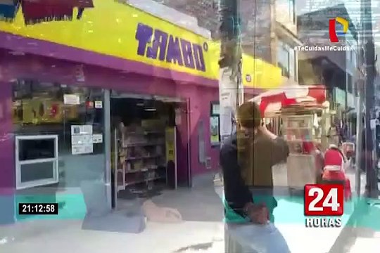 SMP: policías frustraron robo de hampones extranjeros contra minimarket