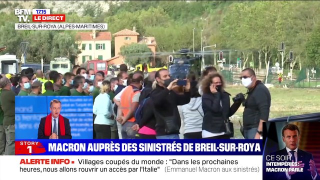 Story 1 : Emmanuel Macron au chevet des sinistrés du Sud-Est - 07/10