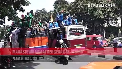 Tolak Ominibus Law, Mahasiswa Bergerak ke Istana