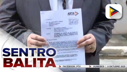 #SentroBalita | Limang opisyal ng DOE Renewable Management Bureau, kinasuhan ng ARTA