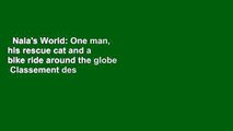Nala's World: One man, his rescue cat and a bike ride around the globe  Classement des