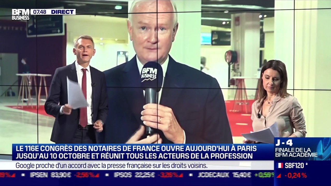 Jean-François Humbert (CSN) : Le 116ème congrès des notaires en France ouvre aujourd'hui à Paris - 08/10