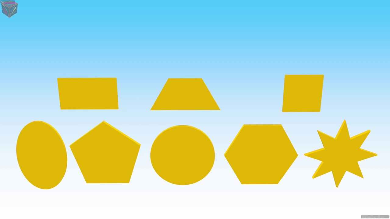 Learn Colors and Shapes with 2D Shapes Colors for Kids | Kids Toys Colors for Kindergarten