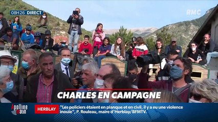 Charles en campagne : Macron auprès des habitants de la Roya - 08/10