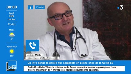 INVITE - Dr Jérôme Marty, pour son livre "Le scandale des soignants contaminés"