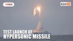 Russia touts test launch of hypersonic missile on Putin's birthday