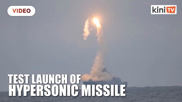 Russia touts test launch of hypersonic missile on Putin's birthday
