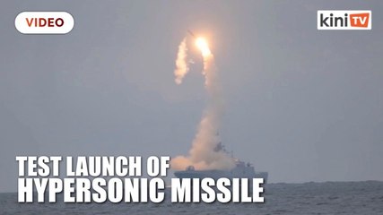 Russia touts test launch of hypersonic missile on Putin's birthday