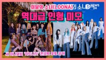 이달의 소녀(LOONA), 새 미니앨범 '미드나잇(12 00)' 콘셉트 포토 공개 '역대급 인형 미모'