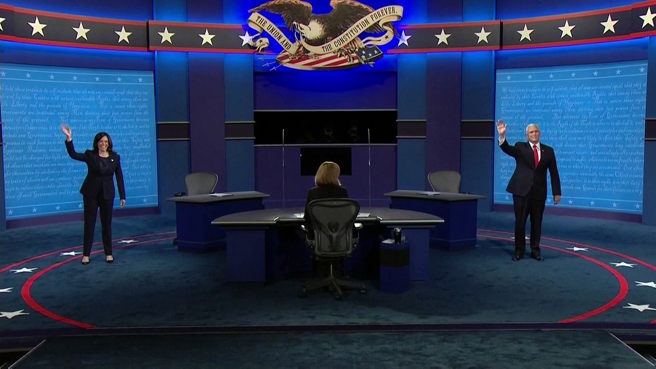 Debate respetuoso y con contenido político entre Mike Pence y Kamala Harris