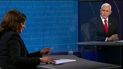 TV-Duell zwischen Pence und Harris: Höflich, aber in der Sache hart