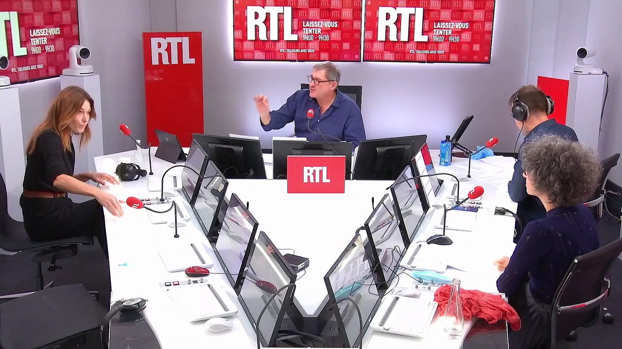 Carla Bruni est l'invitée en direct de Steven B...