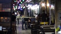 İzmir'de garsonların müşteri kavgasında ortalık savaş alanına döndü