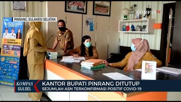 Kantor Bupati Pinrang Ditutup Sejumlah Asn Terkonfirmasi Positif Covid-19