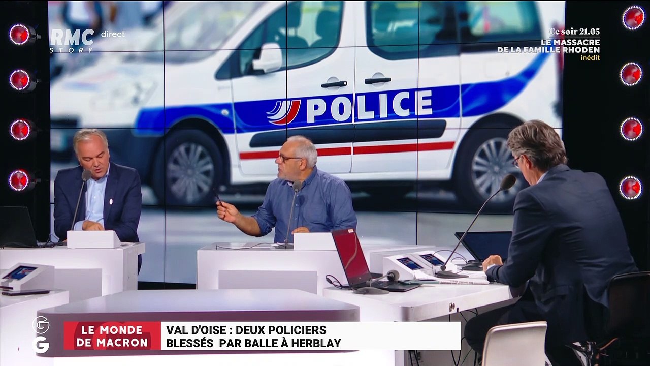 Le monde de Macron :Deux policiers blessés par balles à Herblay, dans le Val-d'Oise - 08/10