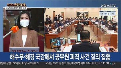 이틀째 국감, 공무원 피격 쟁점…대북 현안도 공방 가열