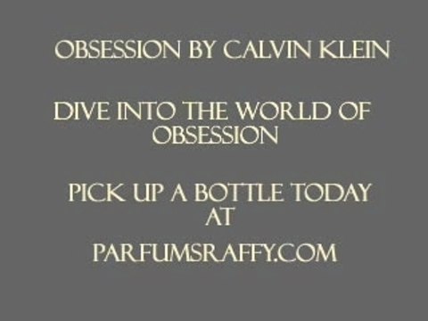 Obsession cologne for men commercial Calvin Klein fragrances