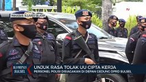 Personel Polisi Disiagakan Di Depan Gedung DPRD Sulsel