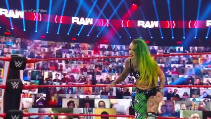 Nia Jax & Shayna Baszler vs. The Riott Squad – WWE Women’s Tag Team Title Match- Raw, Oct. 5, 2020