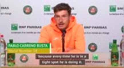 Carreno Busta accuses Djokovic of feigning injury