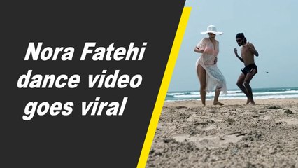 Nora Fatehi grooves on the beach
