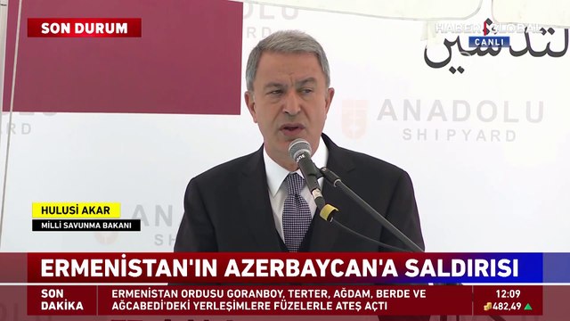 Milli Savunma Bakanı Akar: Ermenistan, Azerbaycan topraklarından derhal çekilmeli